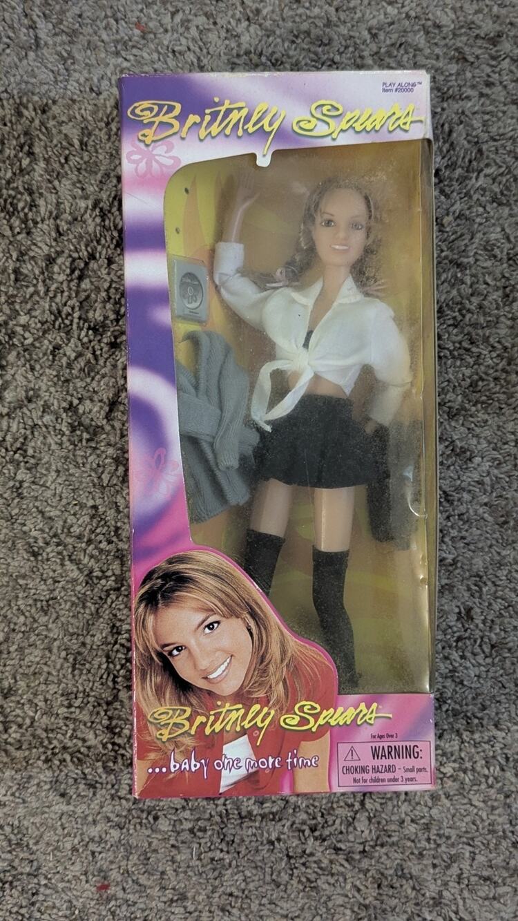 Britney Spears "...Baby One More Time" Doll 1999 Play Along Toys #20000 NRFB